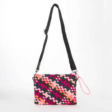 Andreina Bags Multicolour Sol Crossbody Bag. Perfect to carry essentials. And great for wearing across your body and go. The back to go! So convenient and stylish. Designed in Australia. Multicolour Sol Crossbody bag.